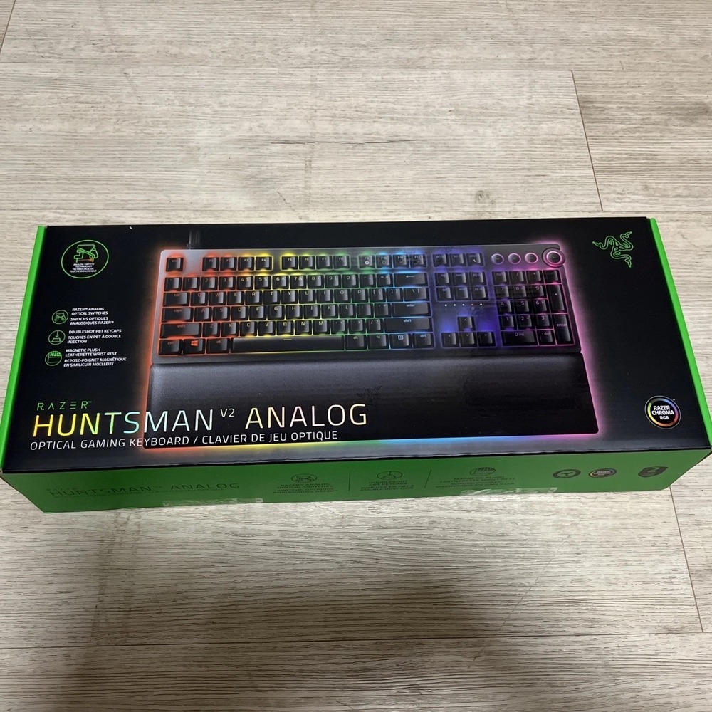 Razer Huntsman V2 Analog Gaming Keyboard‎ Optical Switches Black